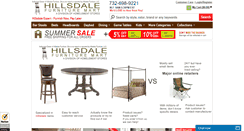 Desktop Screenshot of hillsdalefurnituremart.com